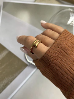 Anel Prego Dourado TAM 12