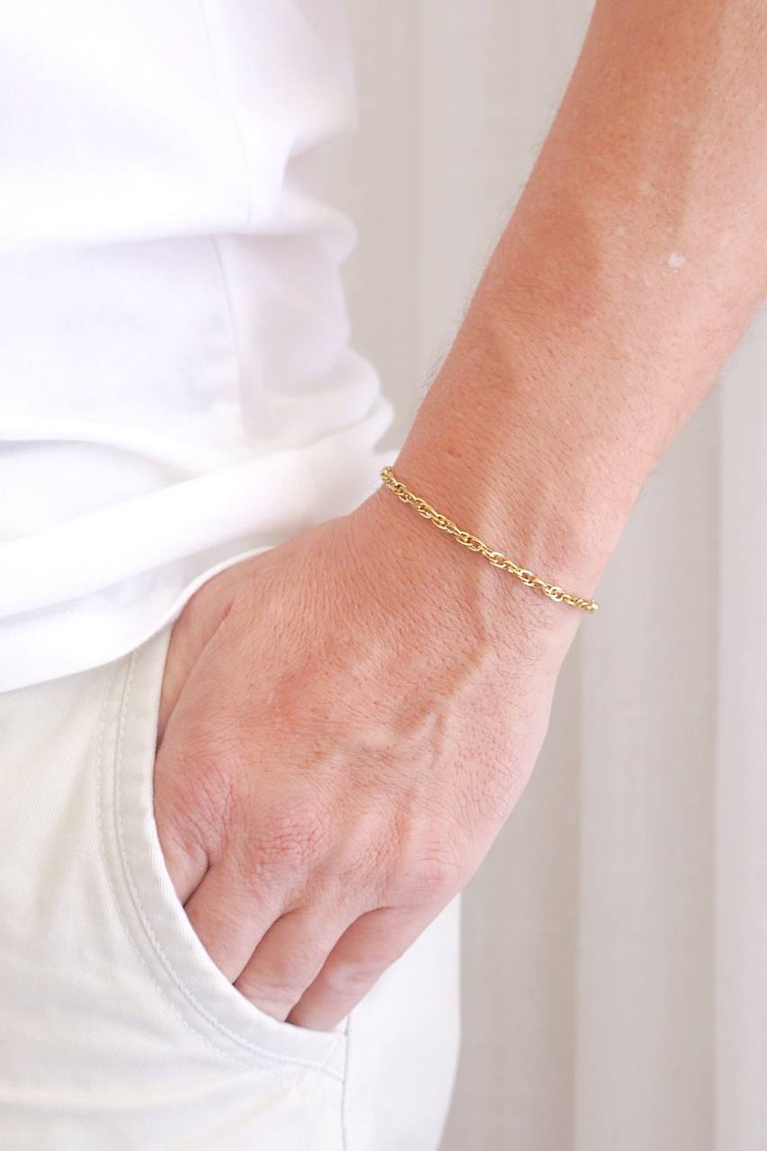 Pulseira Masculina Dourada